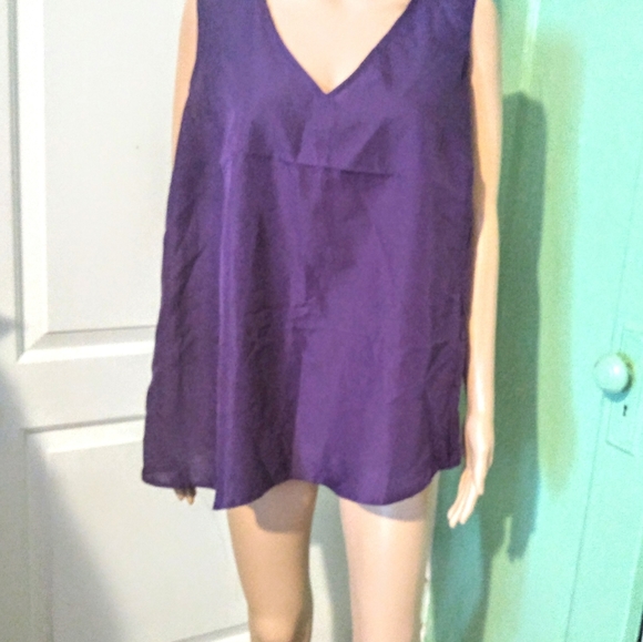 Maternity Style Purple Polka Dot Top. - Picture 4 of 6